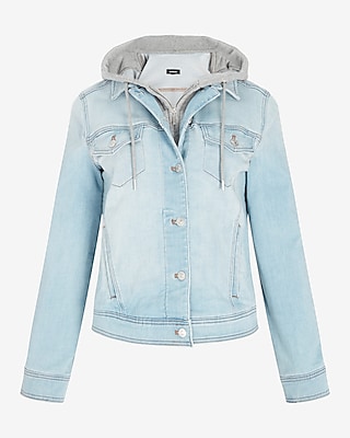 denim hoodie women's