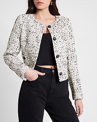 tweed blazer woman
