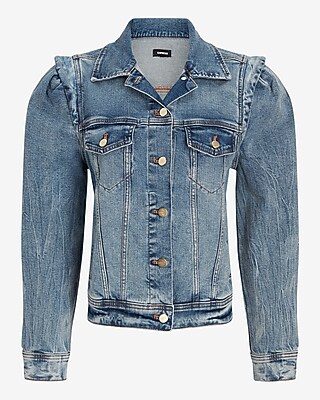 HOLIDAY PUFF SLEEVE DENIM JACKET Ⅱ PUFF SLEEVE DENIM BIG JACKET Ⅱ PUFF SLEEVE DENIM JACKET Ⅱ