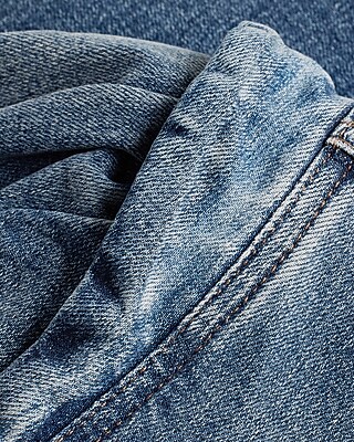 Puff Sleeve Denim Jacket | Express