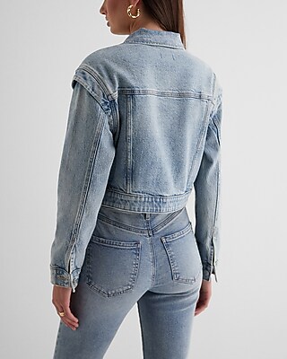 新品　Her lip to Everyday Denim Jacket S Herlipto Everyday Denim Jacket herlipto Everyday Denim Jacket