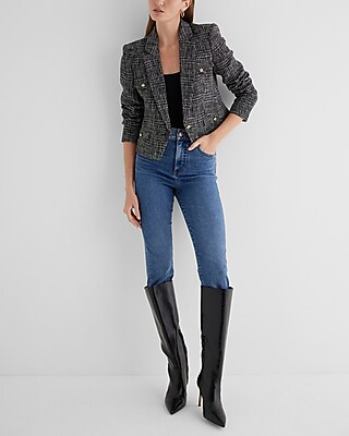 BLENHEIM JACKET 7807102:B&W PRINT:M