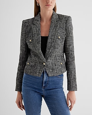 BLENHEIM JACKET 7807102:B&W PRINT:M