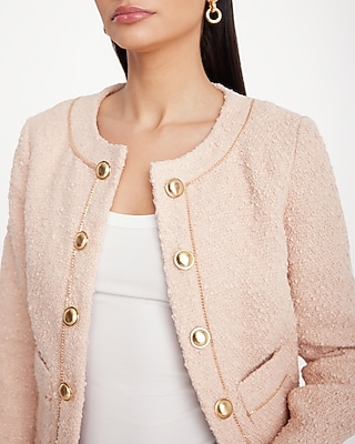 BOUCLE JACKET 7807105:BALLET PINK:L