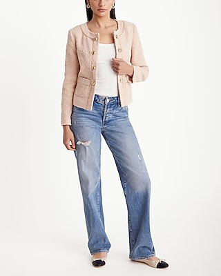 BOUCLE JACKET 7807105:BALLET PINK:L