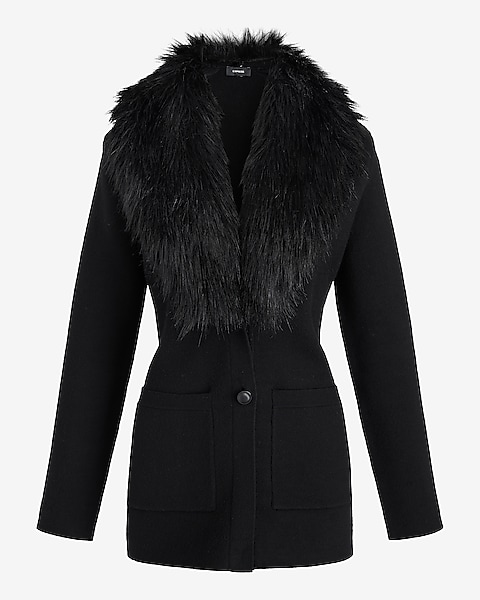 Florcoo Solid Color Plush Cap Long Sleeve Cardigan Coat Florcoo Solid Color Plush Cap Long Sleeve Cardigan Coat