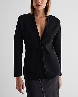 FUR SWEATER JACKET 7807135:PITCH BLACK:S