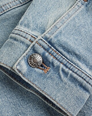 TE CROPPED TRUCKER - HOLSTON 7807187:MEDIUM DENIM 22:XS