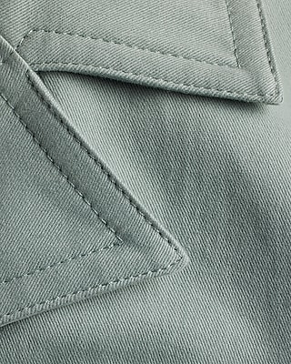 TWILL COLLARED BOMBER 7807242:SILVER BLUE:S