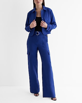 Collared Cropped Jacket