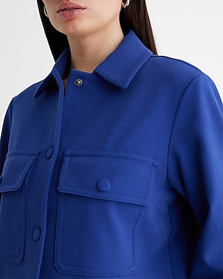 Collared Cropped Jacket