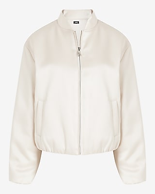 Satin Bomber Jacket