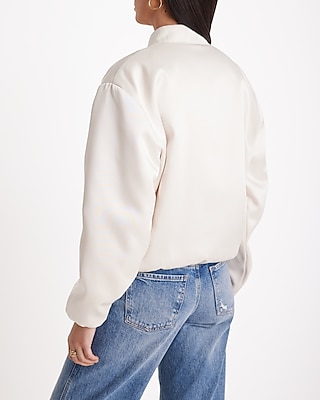 Satin Bomber Jacket