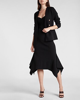 Double Breasted Sweater Jacket | Express