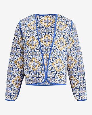 Reversible Quilted Printed Jacket