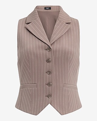 Pinstripe Blazer Vest