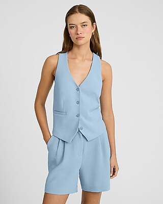 Racerback Blazer Vest