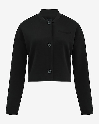 Cropped Bomber Jacket