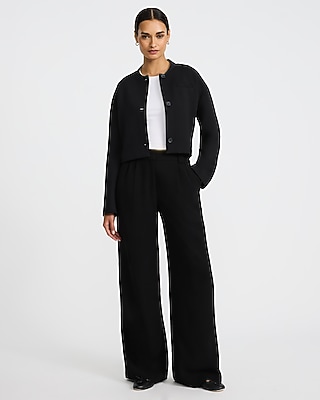 Cropped Bomber Jacket