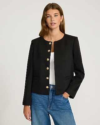 ジャケット・アウター ORIGINAL BUTTON COLLARLESS KNIT JACKET 0078_06957786_0058_f001?cache=