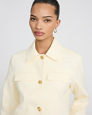 Cotton Collared Utility Jacket - image 2