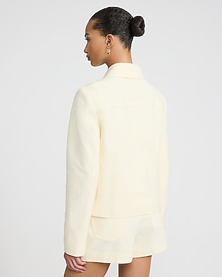 Cotton Collared Utility Jacket - image 3