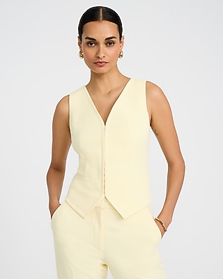Studio Stretch Twill Hook & Eye Vest