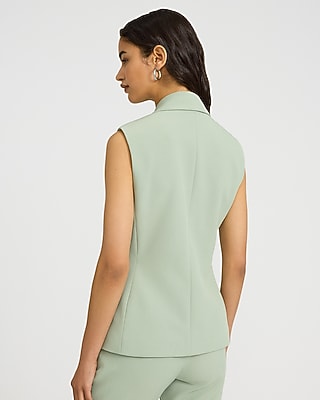 Signature Stretch V-Neck Blazer Vest