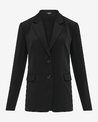 Luxe Stretch Two Button Relaxed Blazer