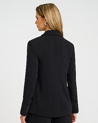 Luxe Stretch Two Button Relaxed Blazer