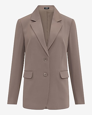 Luxe Stretch Two Button Relaxed Blazer
