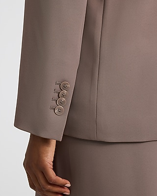 Luxe Stretch Two Button Relaxed Blazer