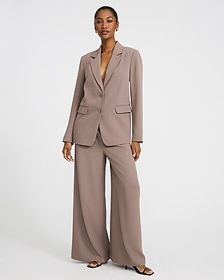 Luxe Stretch Two Button Relaxed Blazer
