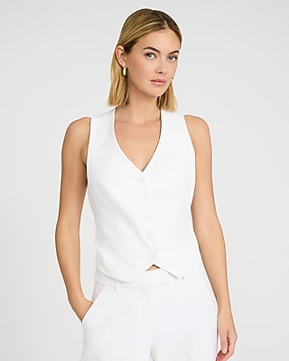 Studio Stretch Twill Cross Back Vest