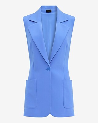 Signature Stretch Long Blazer Vest - image 5