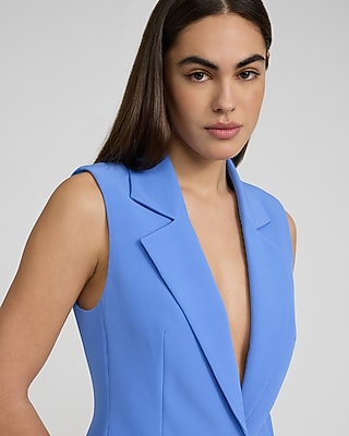 Signature Stretch Long Blazer Vest - image 3