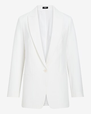 Studio Stretch Twill Boyfriend Blazer
