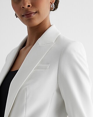 Studio Stretch Twill Boyfriend Blazer