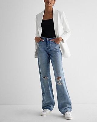Studio Stretch Twill Boyfriend Blazer
