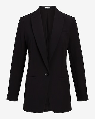 Studio Stretch Twill Boyfriend Blazer