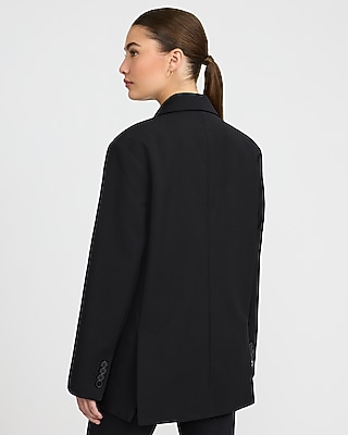 Oversized One Button Blazer