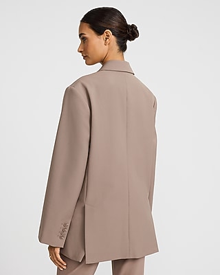 Oversized One Button Blazer