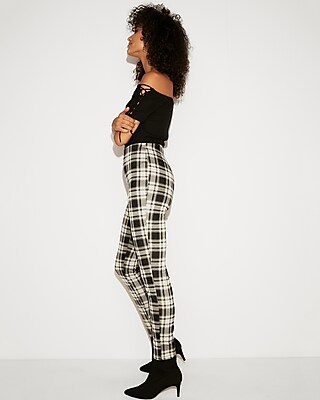 plaid jeggings