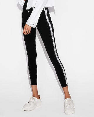 leggings stripe side