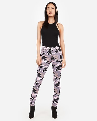 pink camouflage jeans