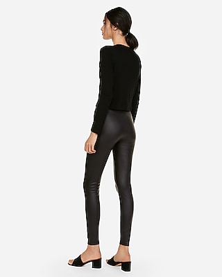 express faux leather pants