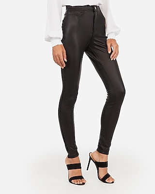 faux leather pants express