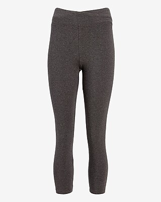 High Waisted Cropped Crossover V Waistband Leggings - image 4