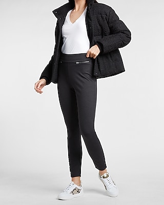 side zip ponte pants