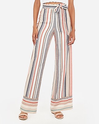 express striped pants